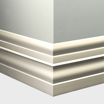 Tarkett Millwork Attache Snow White 6 inch 8 feet