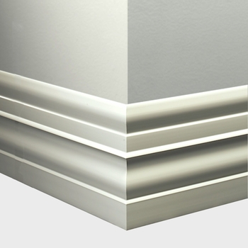 Tarkett Millwork Attache White 6 inch 8 feet