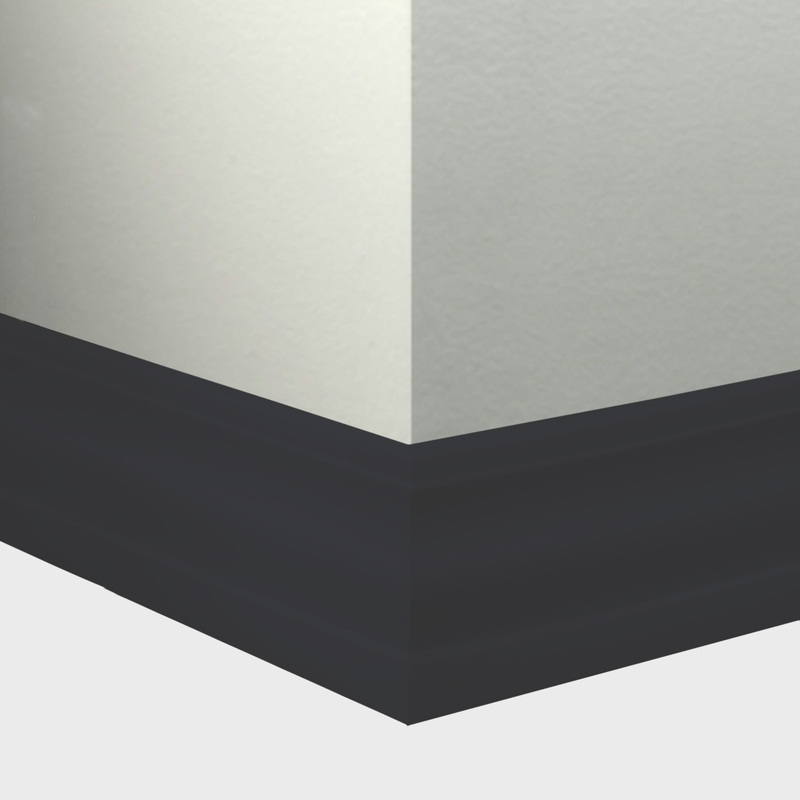 Tarkett Millwork Delineate Black 4 1/4 inch 8 feet