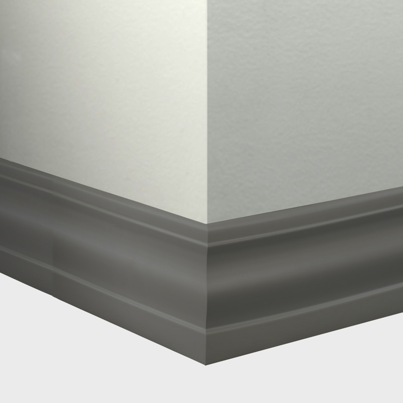 Tarkett Millwork Delineate Charcoal 4 1/4 inch 8 feet