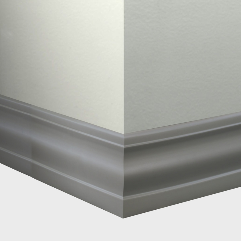 Tarkett Millwork Delineate Medium Grey 4 1/4 inch 8 feet