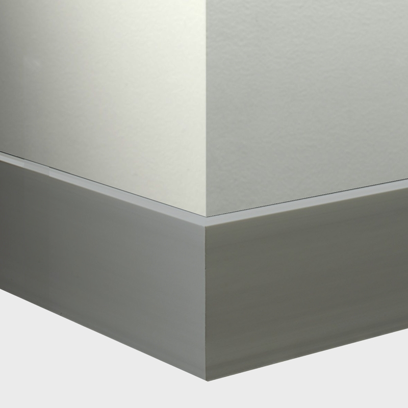 Tarkett Millwork Mandalay Medium Grey 6 inch 8 feet
