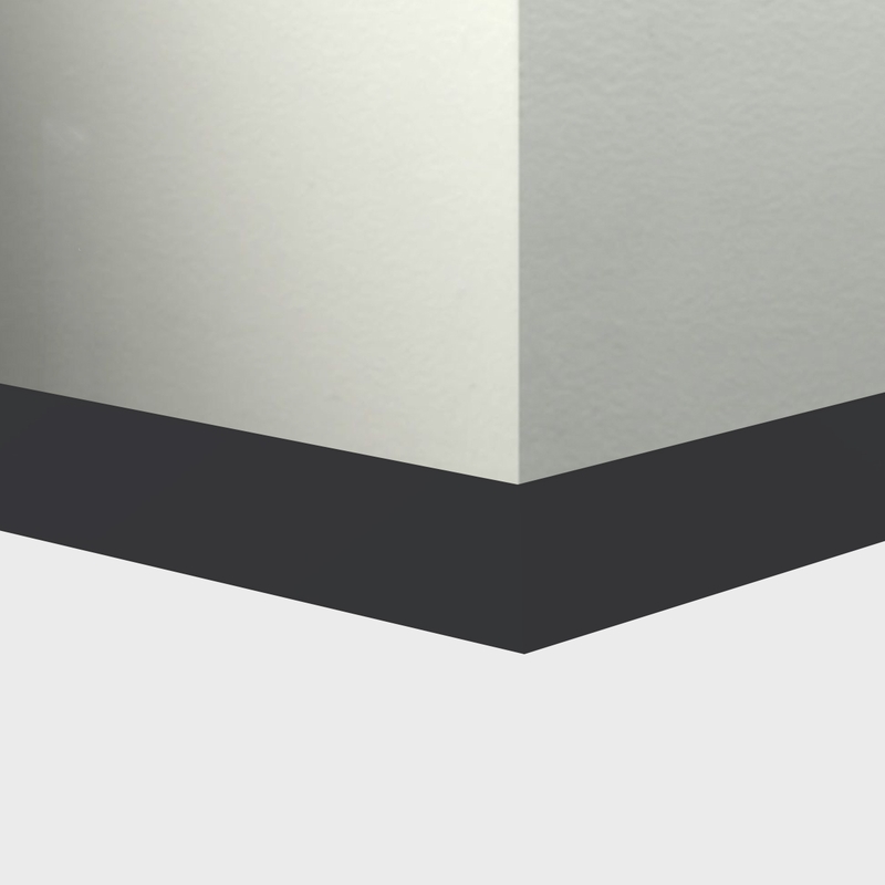 Tarkett Millwork Monument Black 4 inch 8 feet