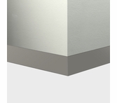 Tarkett Millwork Monument Silver Grey 4 inch 8 feet
