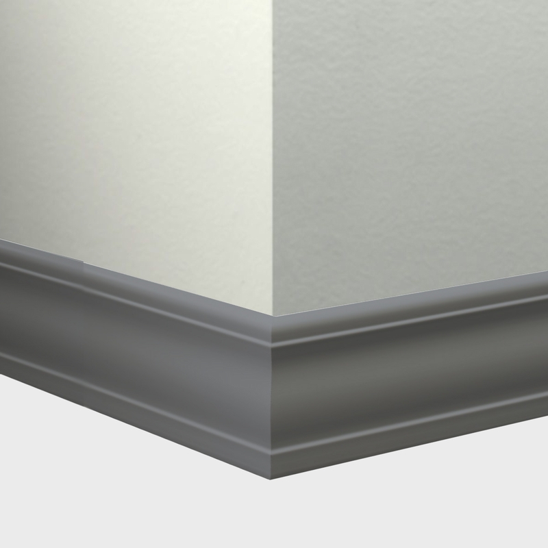 Tarkett Millwork Silhouette Bedrock 4 inch 8 feet