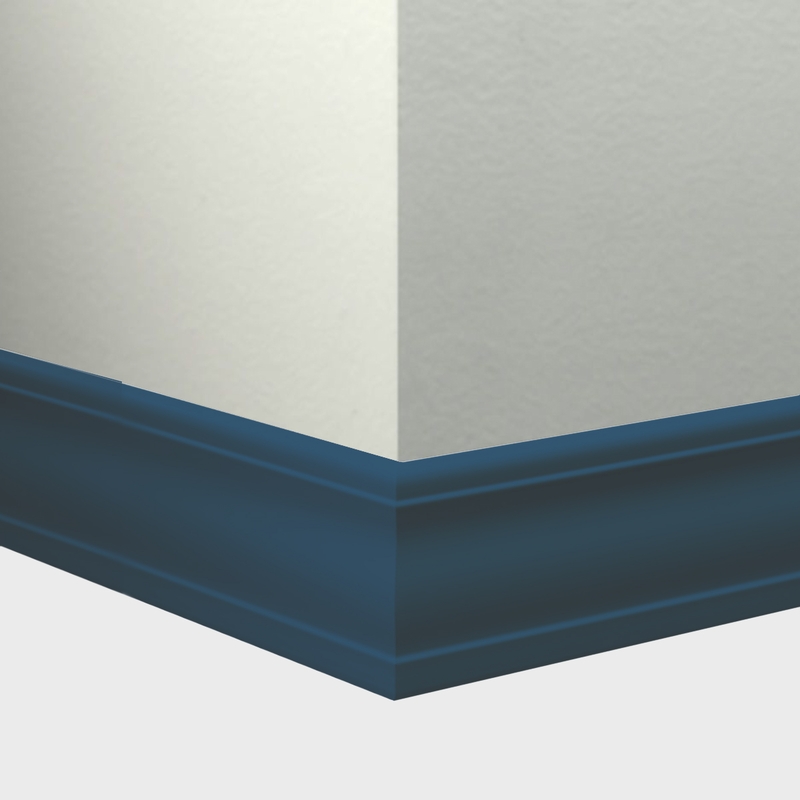 Tarkett Millwork Silhouette Navy Blue 4 inch 8 feet