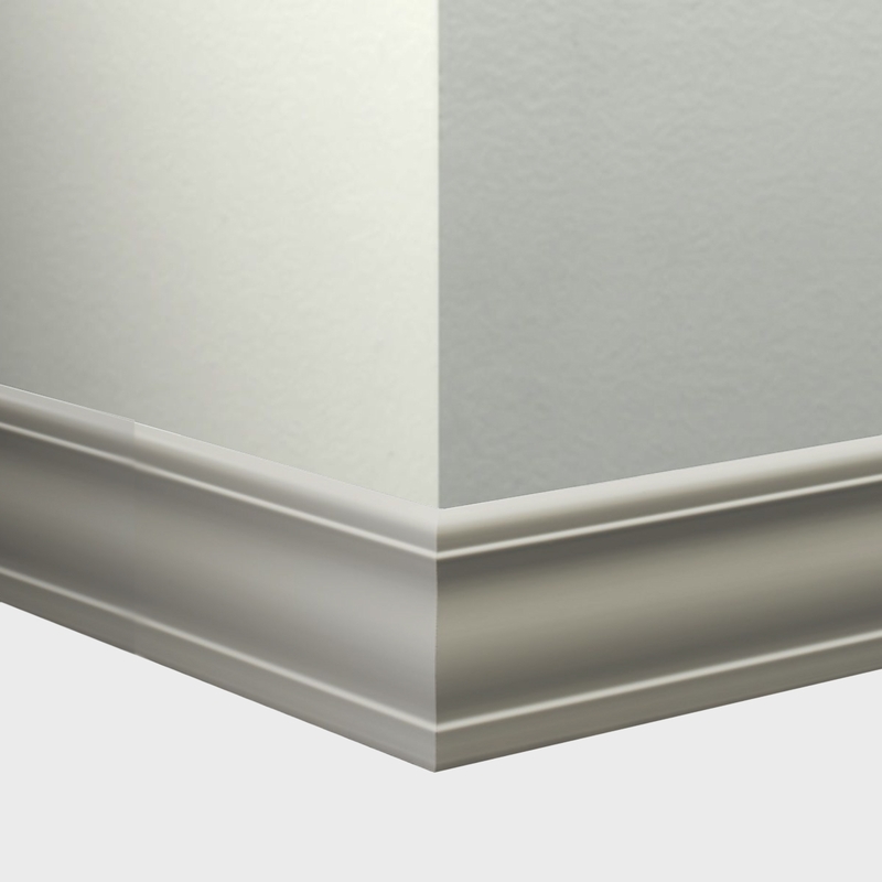 Tarkett Millwork Silhouette Silver Grey 4 inch 8 feet