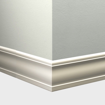 Tarkett Millwork Silhouette White Sand 4 inch 8 feet