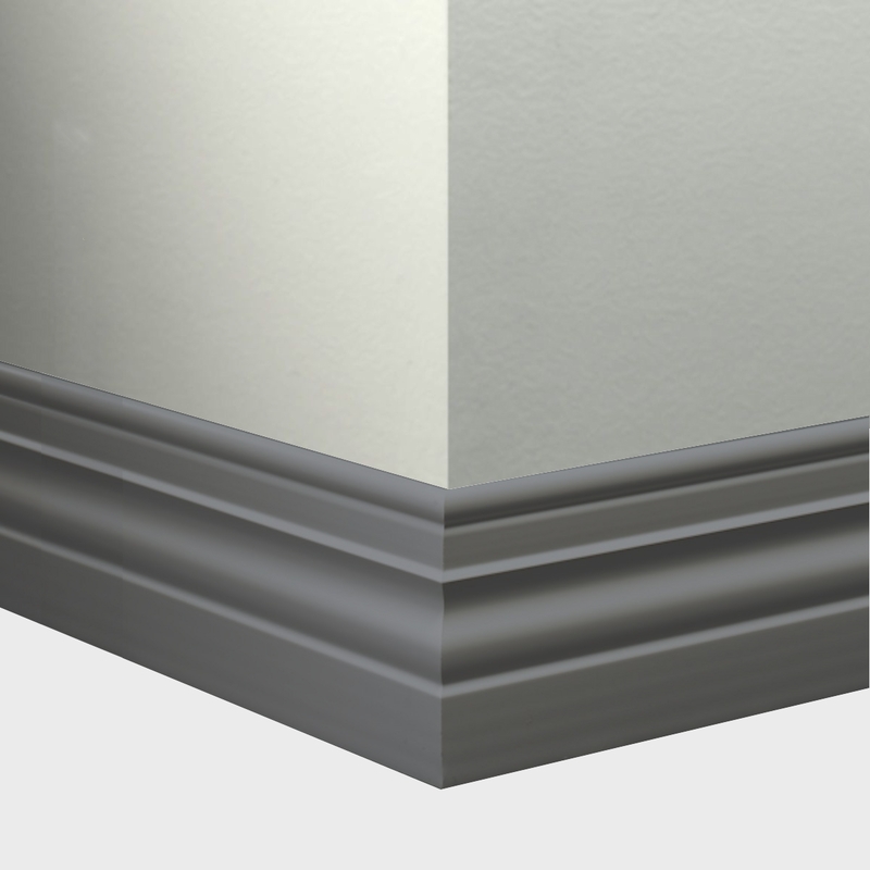 Tarkett Millwork Diplomat Wall Base Bedrock
