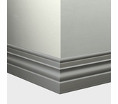 Tarkett Millwork Diplomat Wall Base Medium Grey