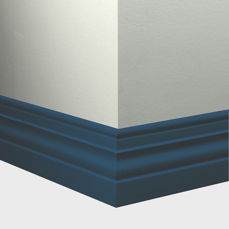 Tarkett Millwork Diplomat Wall Base Navy Blue