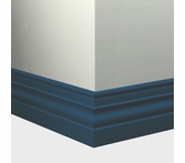 Tarkett Millwork Diplomat Wall Base Navy Blue