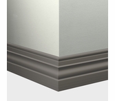 Tarkett Millwork Diplomat Wall Base Peppercorn