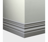 Tarkett Millwork Diplomat Wall Base Pewter