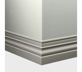 Tarkett Millwork Diplomat Wall Base Silver Grey