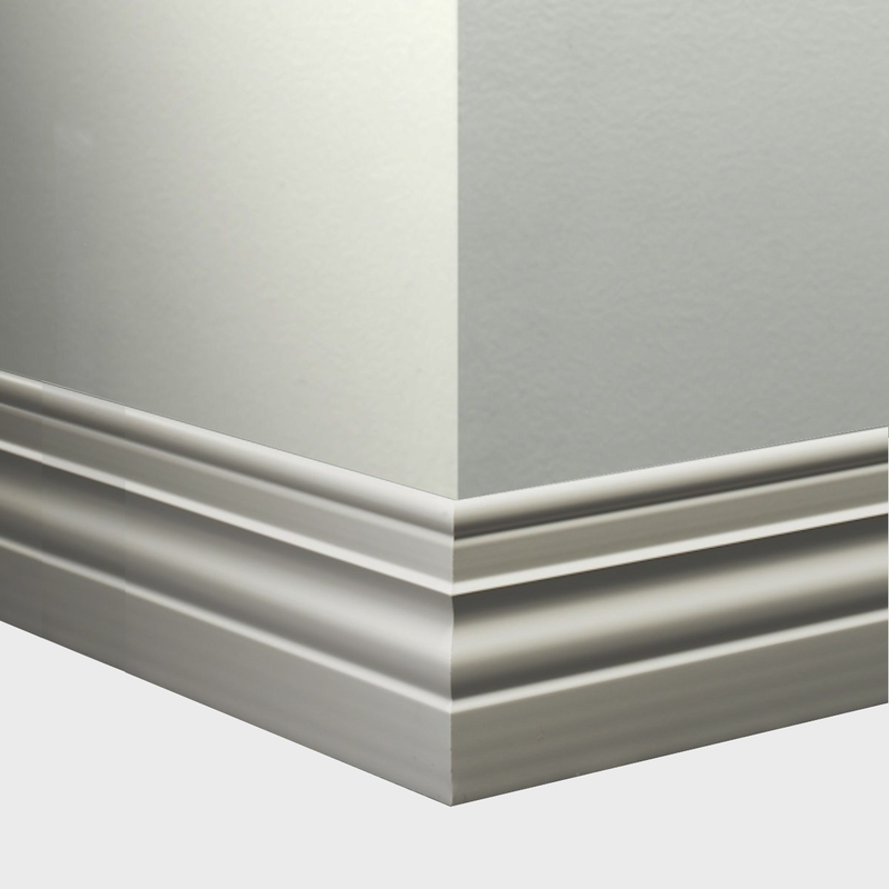 Tarkett Millwork Diplomat Wall Base Vapor Grey