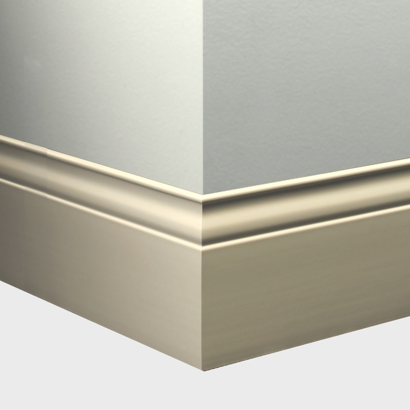 Tarkett Millwork Inflection Wall Base 5 1/4 inch 8 feet Almond