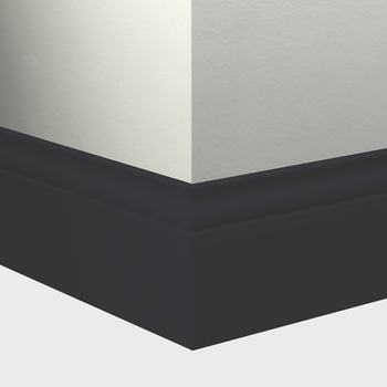 Tarkett Millwork Inflection Wall Base 5 1/4 inch 8 feet Black