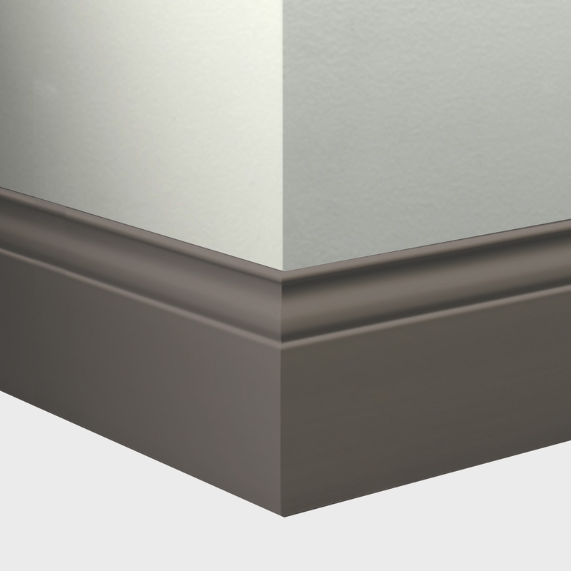 Tarkett Millwork Inflection Wall Base 5 1/4 inch 8 feet Brown