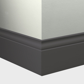 Tarkett Millwork Inflection Wall Base 5 1/4 inch 8 feet Burnt Umber