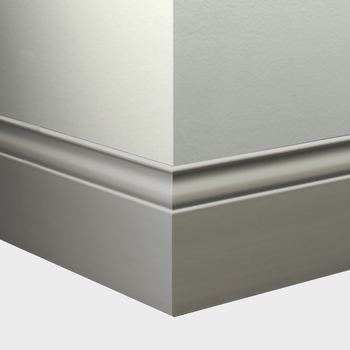 Tarkett Millwork Inflection Wall Base 5 1/4 inch 8 feet Colonial Grey