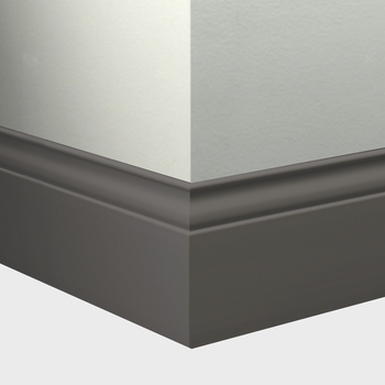 Tarkett Millwork Inflection Wall Base 5 1/4 inch 8 feet Dark Brown