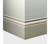 Tarkett Millwork Inflection Wall Base 5 1/4 inch 8 feet Grey Haze