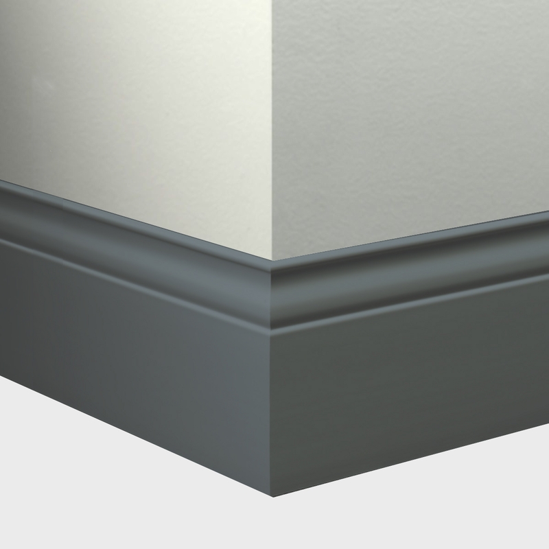 Tarkett Millwork Inflection Wall Base 5 1/4 inch 8 feet Harbour