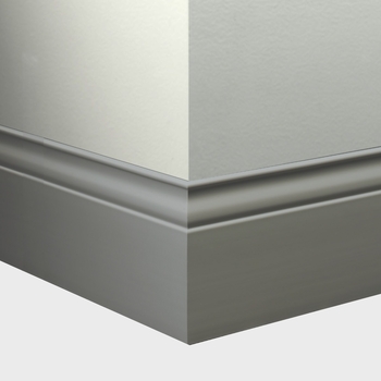 Tarkett Millwork Inflection Wall Base 5 1/4 inch 8 feet Medium Grey