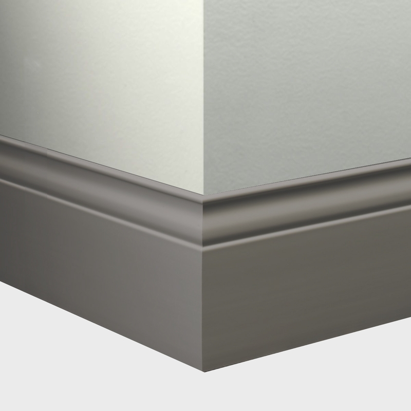 Tarkett Millwork Inflection Wall Base 5 1/4 inch 8 feet Mink