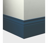 Tarkett Millwork Inflection Wall Base 5 1/4 inch 8 feet Navy Blue