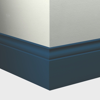 Tarkett Millwork Inflection Wall Base 5 1/4 inch 8 feet Navy Blue