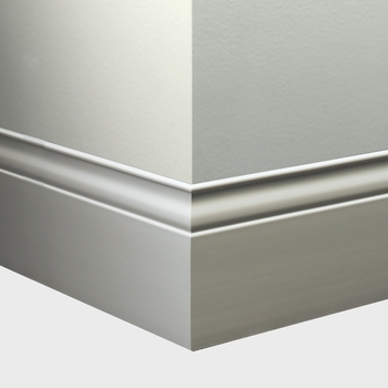 Tarkett Millwork Inflection Wall Base 5 1/4 inch 8 feet Platinum