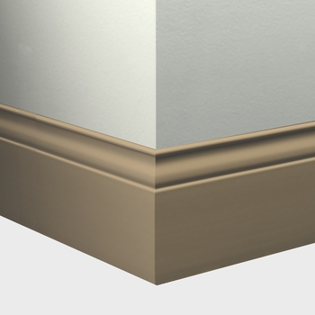 Tarkett Millwork Inflection Wall Base 5 1/4 inch 8 feet Sandalwood