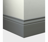 Tarkett Millwork Inflection Wall Base 5 1/4 inch 8 feet Storm Cloud