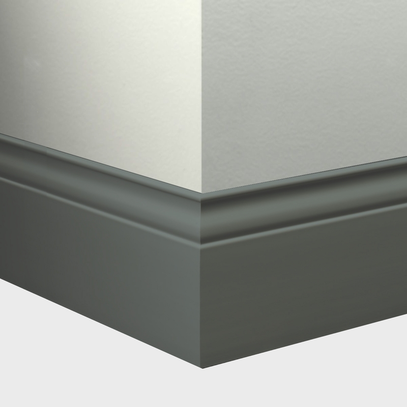 Tarkett Millwork Inflection Wall Base 5 1/4 inch 8 feet Thunder