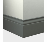 Tarkett Millwork Inflection Wall Base 5 1/4 inch 8 feet Thunder