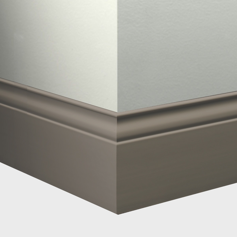 Tarkett Millwork Inflection Wall Base 5 1/4 inch 8 feet Toast