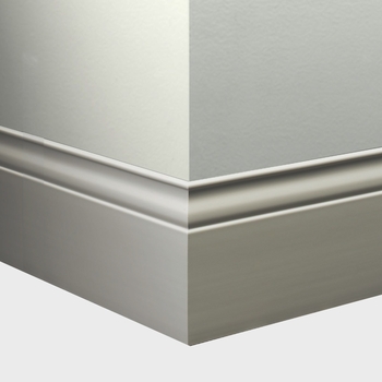 Tarkett Millwork Inflection Wall Base 5 1/4 inch 8 feet Vapor Grey