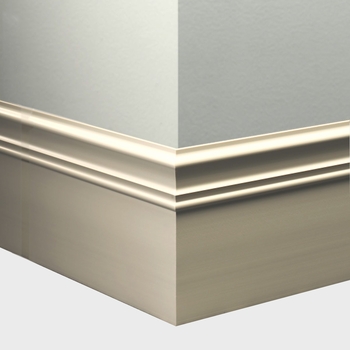 Tarkett Millwork Monarch Antique White 6 inch 8 feet