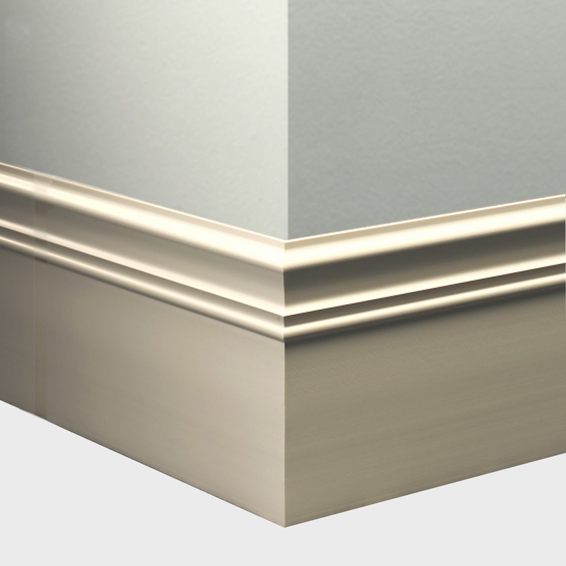 Tarkett Millwork Monarch Antique White 6 inch 8 feet