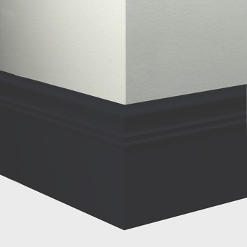 Tarkett Millwork Monarch Black 6 inch 8 feet