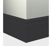 Tarkett Millwork Monarch Black 6 inch 8 feet
