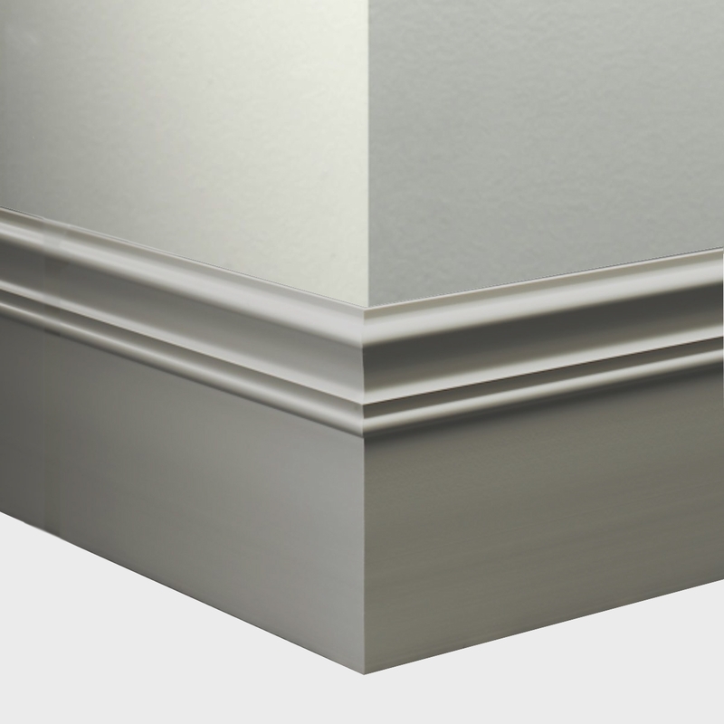 Tarkett Millwork Monarch Colonial Grey 6 inch 8 feet