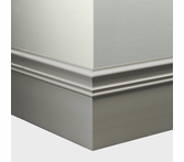 Tarkett Millwork Monarch Colonial Grey 6 inch 8 feet