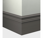 Tarkett Millwork Monarch Dark Brown 6 inch 8 feet