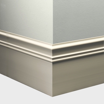 Tarkett Millwork Monarch Grey Haze 6 inch 8 feet
