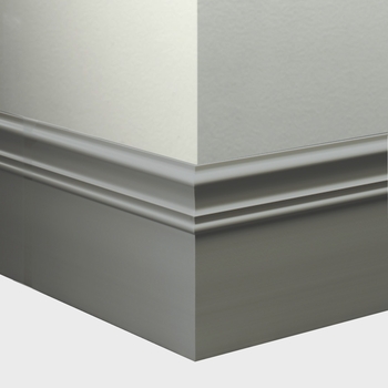Tarkett Millwork Monarch Medium Grey 6 inch 8 feet