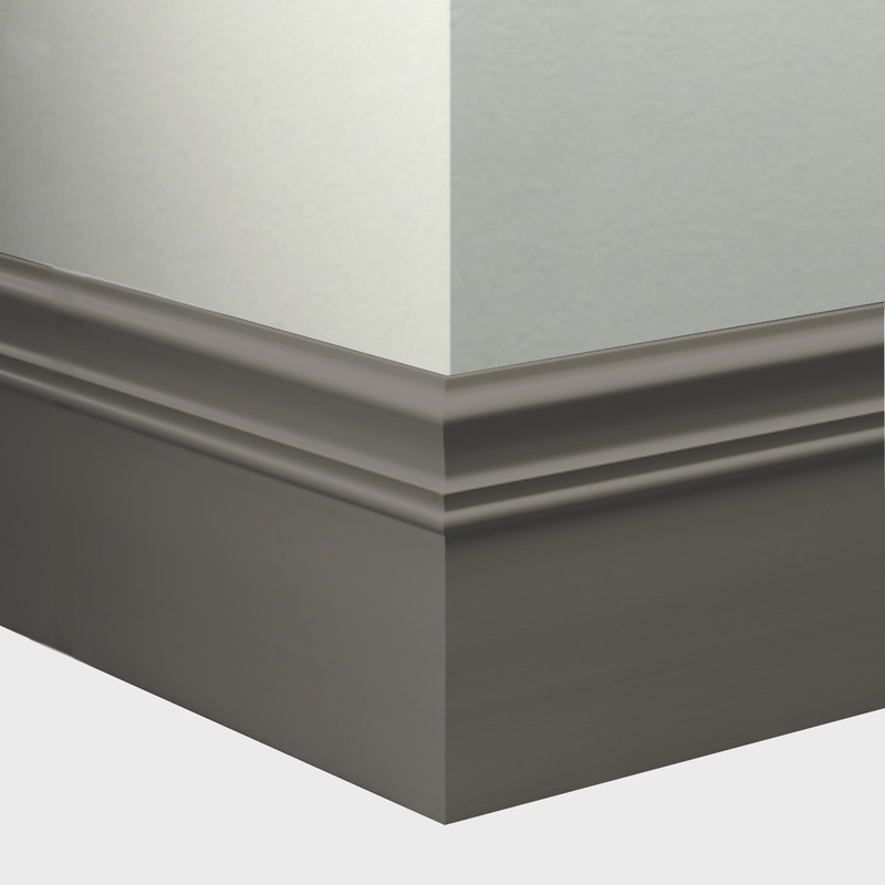 Tarkett Millwork Monarch Peppercorn 6 inch 8 feet