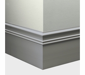 Tarkett Millwork Monarch Pewter 6 inch 8 feet